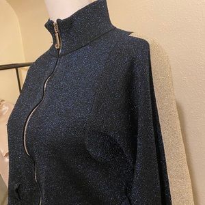Juicy couture tracksuit, navy blue and silver
